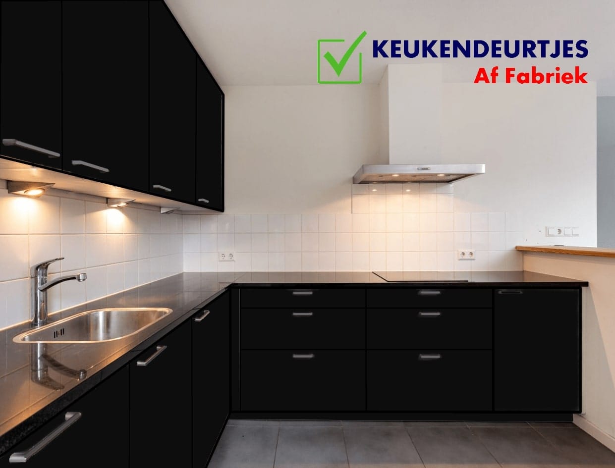 Zelf-je-keukenfrontjes-vervangen-319-Ultra Zwart Mat