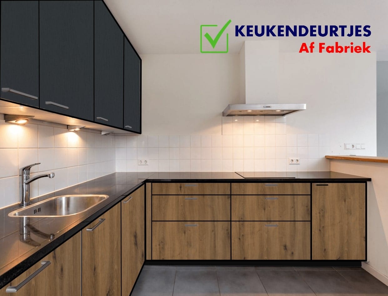 Zelf-je-keukenfrontjes-vervangen-388_Ambachtelijk Eiken Tabac + 398-Eiken zwart