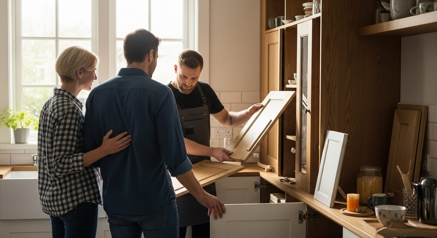 keukendeuren renovatie mens